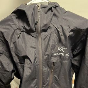 Arcteryx Alpha SL Gore-Tex rain jacket.